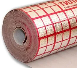 Подложка Фаралон 3 мм для теплого пола теплоотражающая, 1 м²