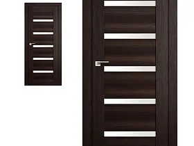 Межкомнатная дверь Profil Doors экошпон 116X Венге Мелинга с матовым стеклом