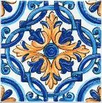 Вставка Kerama Marazzi STG/A490/1146H Капри майолика 9,8х9,98х7