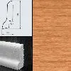 Плинтус шпонированный Burkle Вишня 60x22, 1 м.п.