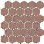 Мозаика из керамогранита Kerama Marazzi 63010 Агуста розовый матовый 29,7x29,8x0,69 из 30 частей 5,2х6, 1 кв.м.