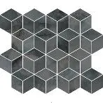 Декор Kerama Marazzi T017/14024 Джардини серый темный мозаичный 45x37,5