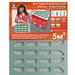 Листовая подложка Solid 3 мм, с вырубкой для теплого пола (5 м² в упаковке), 1 м²