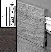 Плинтус Quick-Step 2400х14х77 мм QSPSKR 01376 Венге 10-ти полосный, 1 м.п.