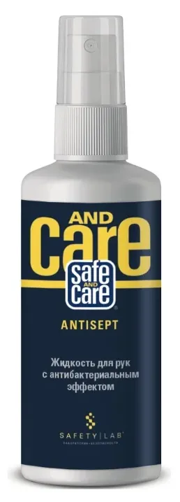 Спрей антисептик для рук Safe and Care Antisept, 100 мл