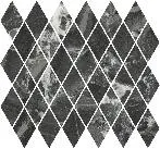 Декор Kerama Marazzi T054/48007 Риальто мозаичный чёрный глянцевый 37,5x35x1