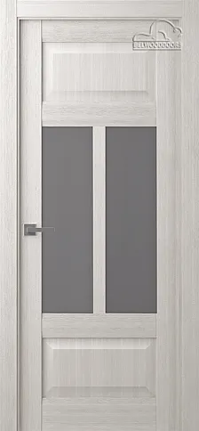 Межкомнатная дверь Кантри  Belwooddoors Аризона Ясень рибейра, частично остекленное полотно
