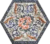 Декор Kerama Marazzi HGD/A383/SG2700L Парк Гуэля лаппатированный 29х33.4