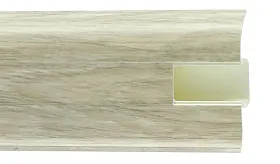 Плинтус ПВХ Winart с кабель-каналом 58 мм 801 Дуб Рене (58х22х2500 мм), 1 п.м.