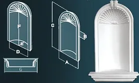 Ниша Перфект K6004 895х370х1665 мм