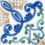 Вставка Kerama Marazzi STG/A487/1146H Капри майолика 9,8х9,8х7