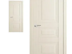 Межкомнатная дверь Profil Doors экошпон серия X 82X Ясень белый (Эш Вайт), глухое полотно