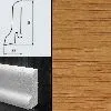 Плинтус шпонированный Burkle Сукупира 60x22, 1 м.п.