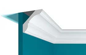 Карниз Перфект Плюс гладкий P17 69х65х2000 мм, 1 м.п.