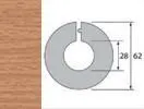 Обвод для труб Идеал 28 мм 231 Бук