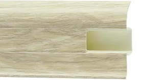 Плинтус ПВХ Winart с кабель-каналом 58 мм 825 Дуб Пальмира (58х22х2500 мм), 1 п.м.